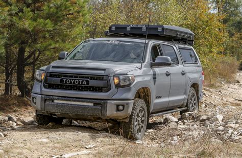 Overland 2017 Toyota Tundra TRD Pro 4x4 built for offroad backcountry adventure and exploration