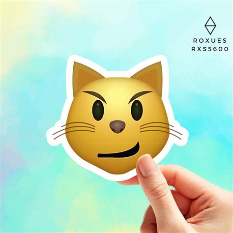 Smirk Cat Emoji Sticker, Emoji Faces, Cool Stickers, Whatsapp Emojis ...