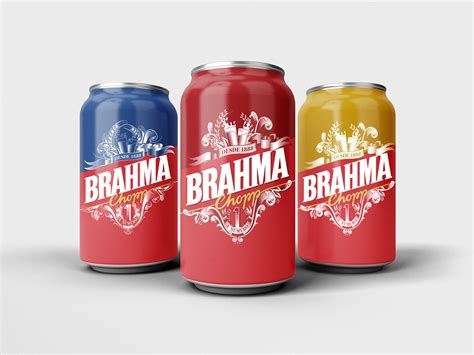 Brahma Beer - Illustration & Lettering for Label on Behance