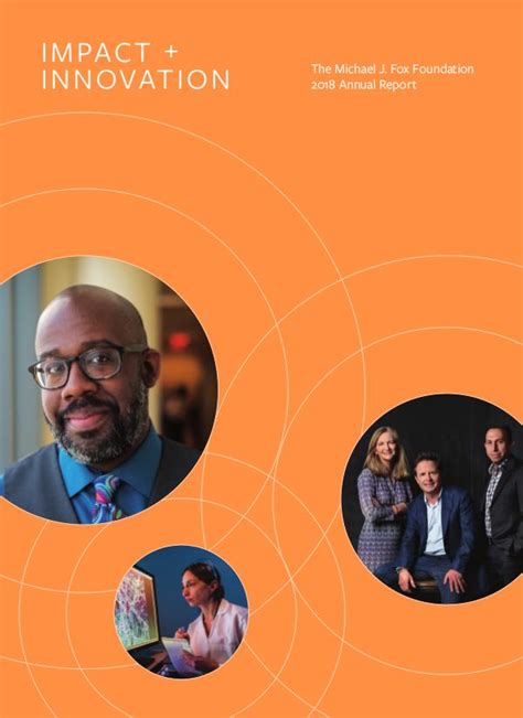 The Michael J. Fox Foundation Annual Report 2018 Impact + Innovation ...