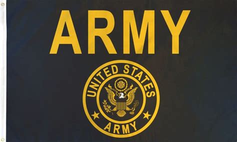 US Army Gold Flag - Military Flags - Army Flags - Army Gold FlagFlagpoles, Flags, Mounts, Lights ...