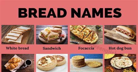 Types of Bread: 35 Different Types of Bread around the World - Love English