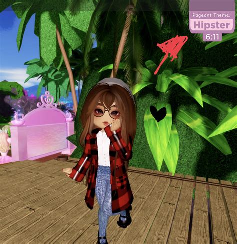 my outfit for the theme "hipster!" : r/RoyaleHigh_Roblox