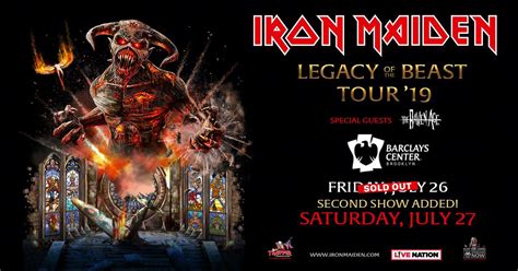 On sale now: 's legacy of the beast tour 2019 at on saturday, july 27! their july 26th show is ...