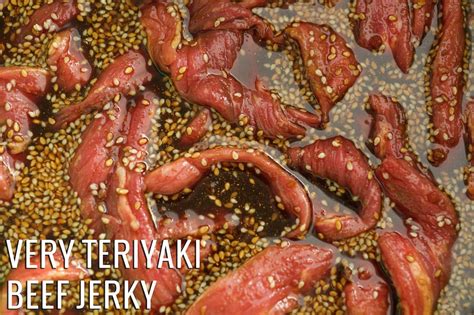 Very Teriyaki Beef Jerky Recipe | Teriyaki Beef Jerky