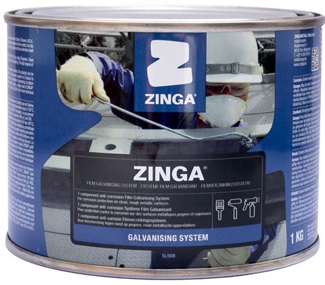 Zinga Z1 Zinc Film Cold Galvanizing Coating - 12.5 Ounces