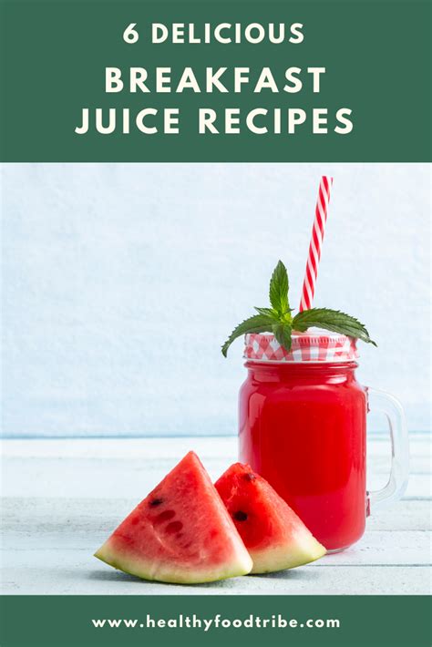 7 Delicious Breakfast Juice Recipes | Healthy Food Tribe | Breakfast ...