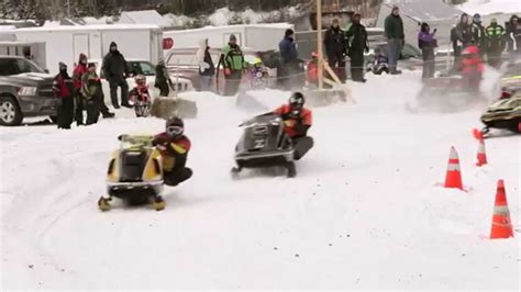 Vintage Snowmobile Racing: Great North Woods - YouTube