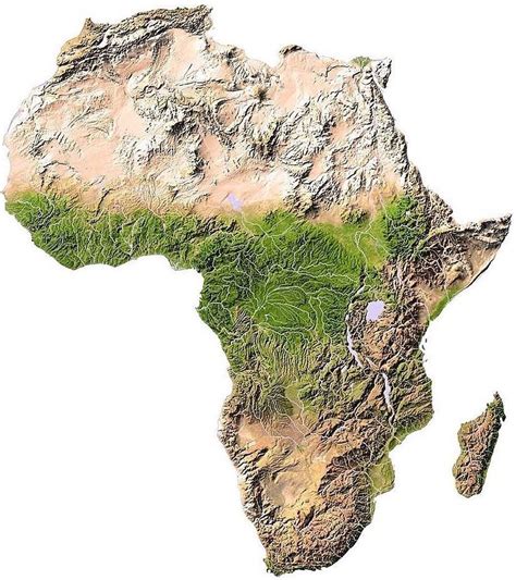 MapScaping on Twitter | Africa map, Topographic map, World geography map