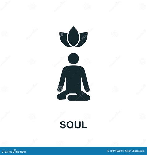 Soul Icon Symbol. Creative Sign from Mindfulness Icons Collection ...