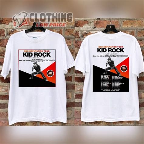 Kid Rock Tour 2023 Merch, Kid Rock Four 2023 Arena Tour Shirt Kid Rock ...