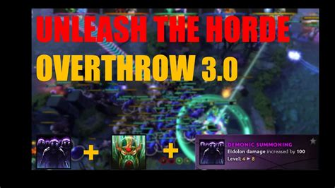 Ultimate Skeleton & Eidolon Army: Enigma & Wraith King Domination | Dota 2 Overthrow 3.0 ...