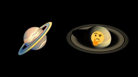 Quel emoji ressemble le plus à Saturne ? Un planétologue répond