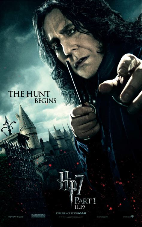 Harry Potter and the Deathly Hallows: Part 1 Snape poster — Harry Potter Fan Zone