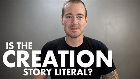 Is the Creation Story Literal? - YouTube