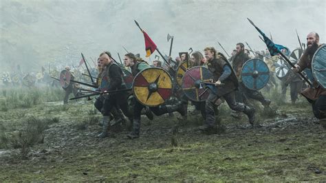 Vikings Battle Charge HD Wallpaper