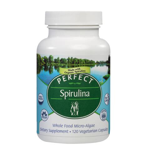 Perfect Spirulina - Organic & Fair-Trade Spirulina 120 Capsules