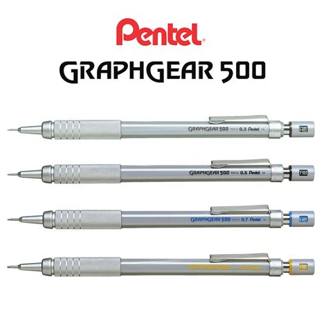 PENTEL GRAPHGEAR 500 Mechanical Pencil PG513/5/7/9 | Shopee Singapore