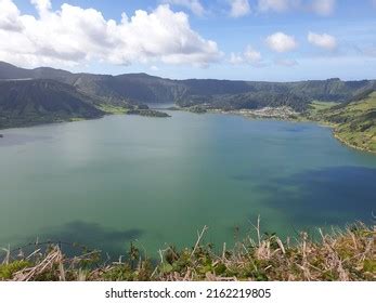 Sete Cidades Volcano Crater Lagoons Located Stock Photo 2162219805 | Shutterstock