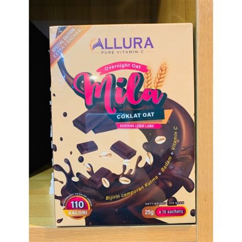 (READY STOCK) 💯% ORIGINAL ALLURA MILA COKLAT SLYM / MILA COKLAT OAT | Shopee Malaysia