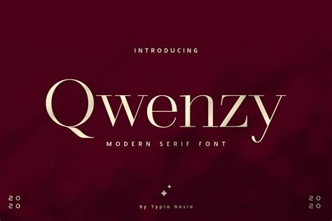 Qwenzy Elegant Serif Font - All Free Fonts