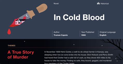 In Cold Blood Study Guide | Course Hero