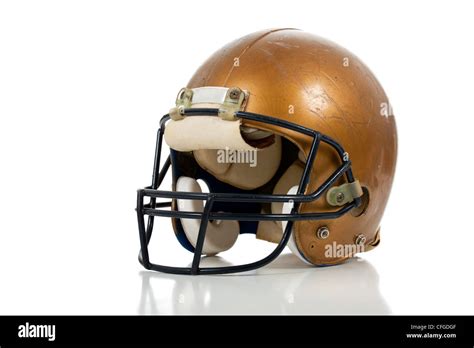 Football helmet gold hi-res stock photography and images - Alamy