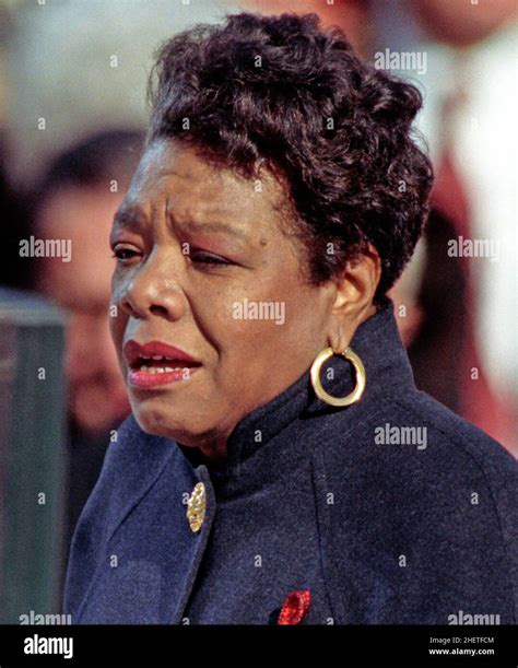 MAYA ANGELOU (1928-2014) American poet and civil rights activist ...