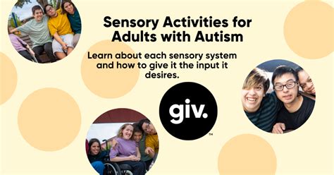 Sensory Activities for Adults with Autism - BLOG