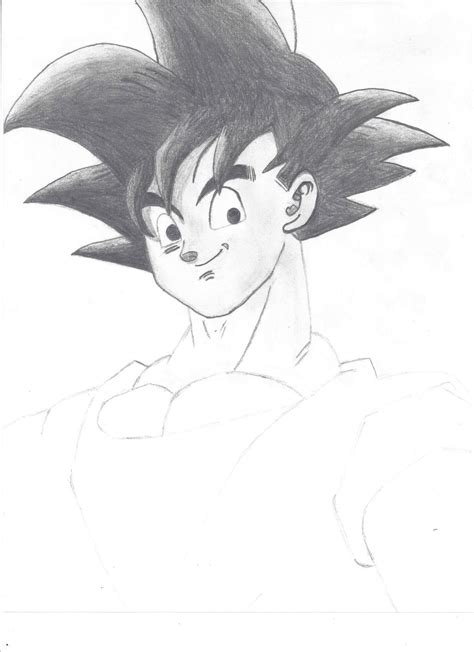 Goku Pencil Drawing / Sketch by johnsixth on DeviantArt