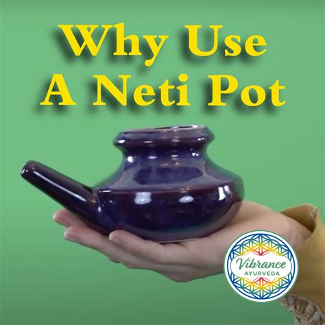 Why Use A Neti Pot? - Vibrance Ayurveda