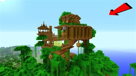 Minecraft: How To Build a JUNGLE Village / TreeHouse Tutorial [ How to make ] - YouTube