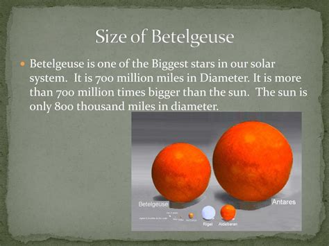 PPT - Betelgeuse PowerPoint Presentation, free download - ID:6020660