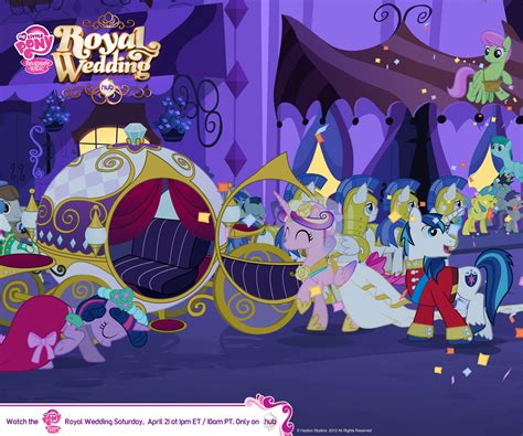 Image - Canterlot Wedding Wallpaper 2.jpg - My Little Pony Friendship is Magic Wiki