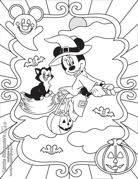 Coloring Page 6 Mickey Halloween