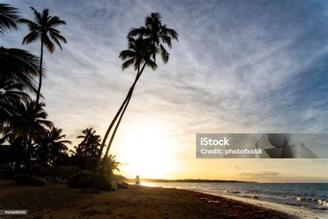 Caribbean Beaches Sundown 1 Stock Photo - Download Image Now - Beach ...