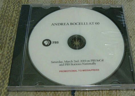 Andrea Bocelli at 60 DVD, Rare 2019, Full Concert Plus Matteo & Si - Etsy