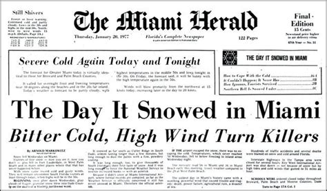 Random Pixels Blog: Snow in Miami! - Jan. 19, 1977