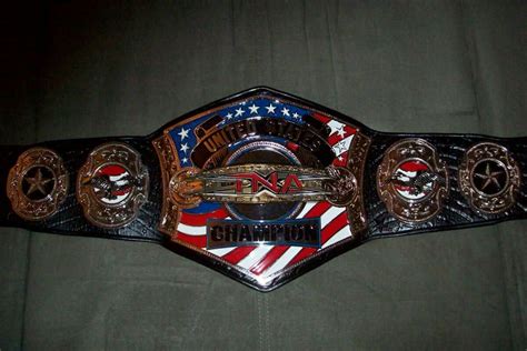 Custom TNA United States Championship Belt | Wwe belts, Belt design, Belt