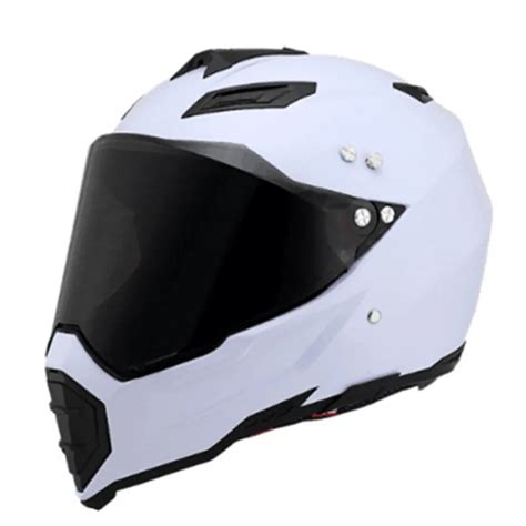 white Adult Helmets Advanced Dirt Bike Helmet Off Road Full Face Helmet ...