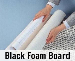 Elmers Black Self Adhesive Foam Board 32x40x3/16 - 25 Sheets