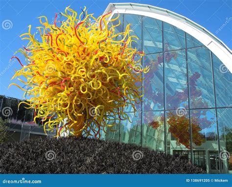 Chihuly Garden and Glass Museum Seattle Editorial Image - Image of bright, dale: 138691205