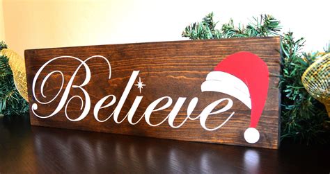 30+ Believe Signs For Christmas