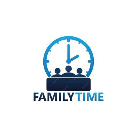 Premium Vector | Family Time Logo Template Design