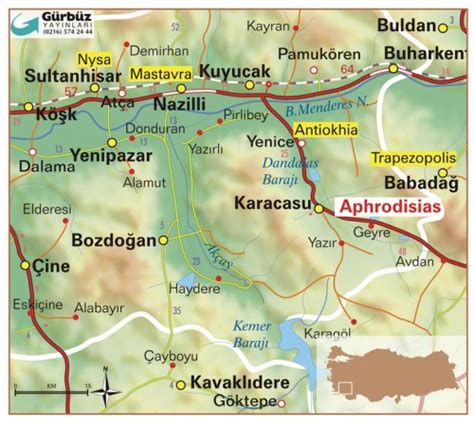 Aphrodisias, superbe site archéologique en Turquie (Egée)