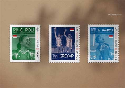 2020 Tokyo Olympics Vintage Stamps on Behance