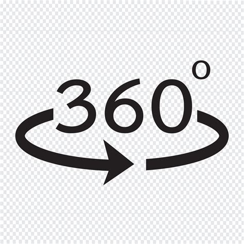 Angle 360 degrees icon 643468 Vector Art at Vecteezy