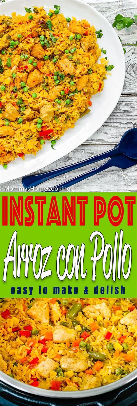 Easy Instant Pot Arroz con Pollo | Recipe | Recipes, Instant pot recipes, Instant pot dinner recipes