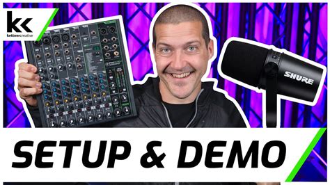 Shure MV7 & Mackie ProFX10v3 | Setup & Demo - YouTube