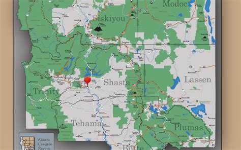 Maps and Transportation in Shasta County